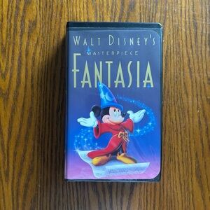 WALT DISNEY'S MASTERPIECE Fantasia (VHS, 1991) 1st VHS Release - Mickey Mouse